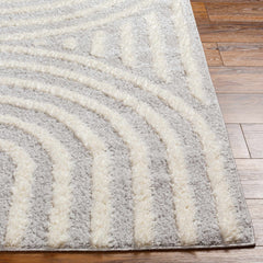 Arnel Gray & Beige Area Rug - Ornate Home