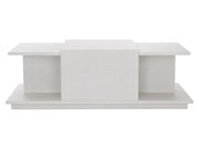 Arnette Linear White Cocktail Table - Ornate Home