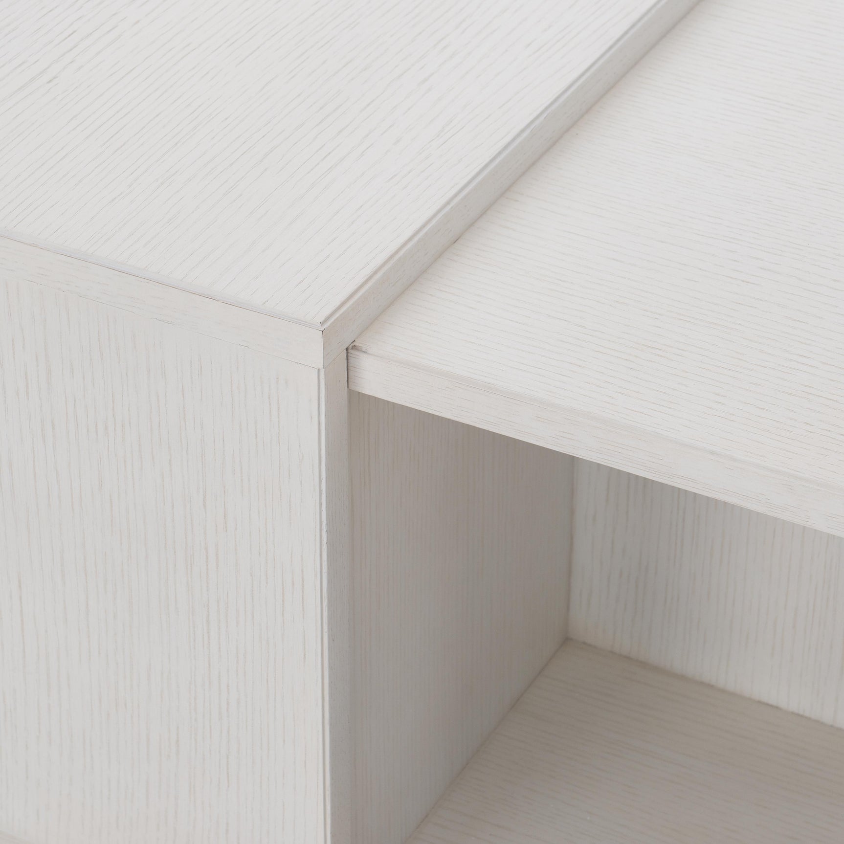 Arnette Linear White Cocktail Table - Ornate Home