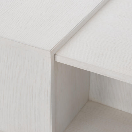 Arnette Linear White Cocktail Table - Ornate Home