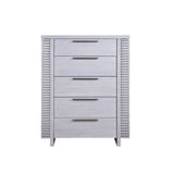 Aromas White Oak Chest w/ Side Storage - Ornate Home