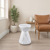 Arpino White Side Table - Ornate Home