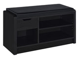 Arrington Black Storage Bench - Ornate Home