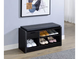 Arrington Black Storage Bench - Ornate Home