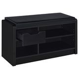 Arrington Black Storage Bench - Ornate Home