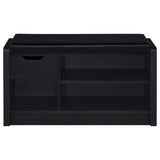 Arrington Black Storage Bench - Ornate Home