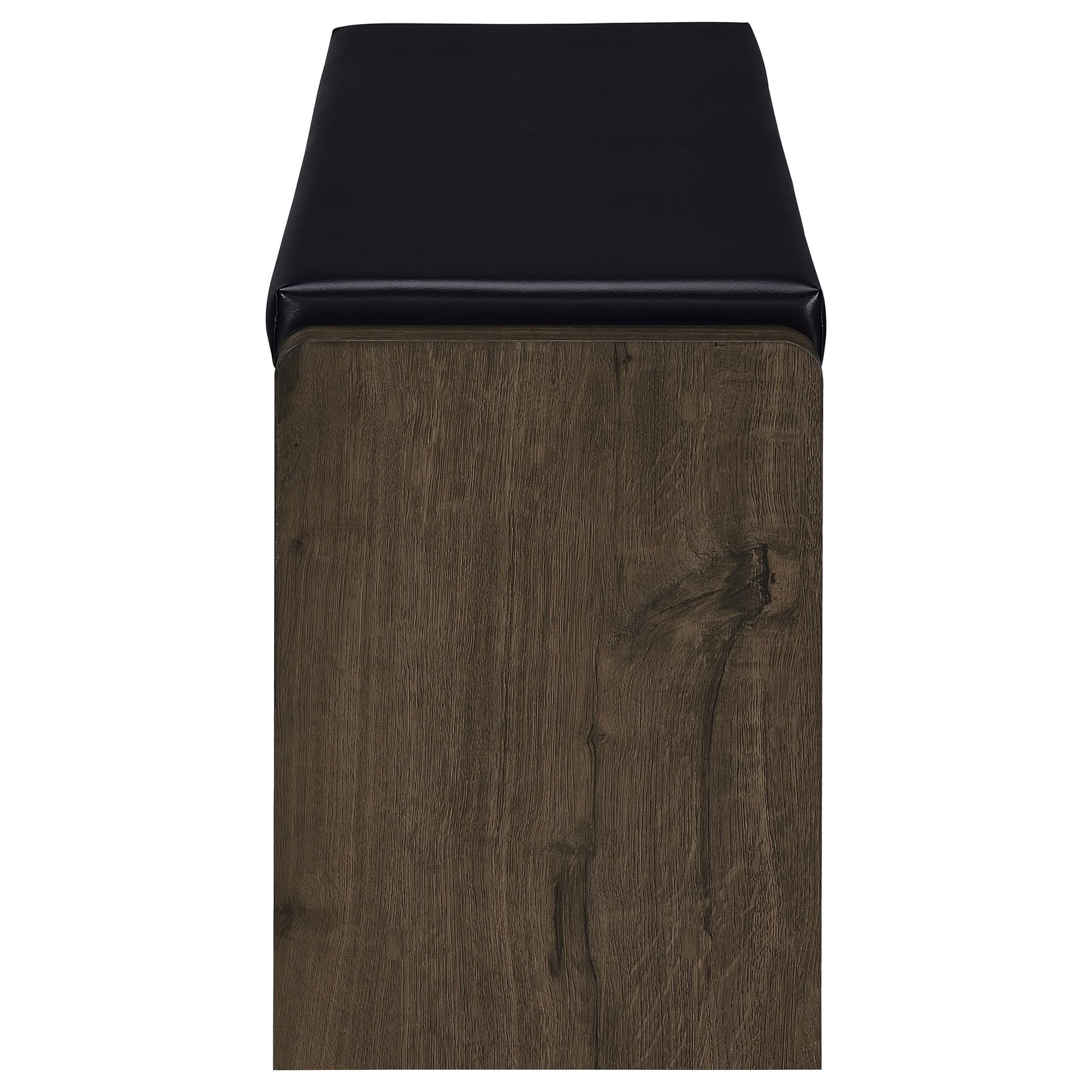 Arrington Smoked Oak Storage Bench - Ornate Home