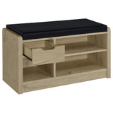 Arrington White Oak Storage Bench - Ornate Home