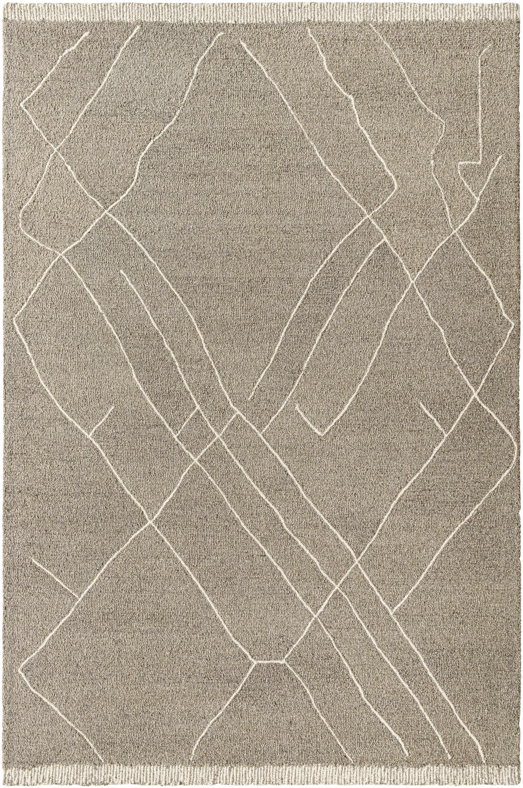 Arsenal Trout Valley Gray Wool Rug - Ornate Home