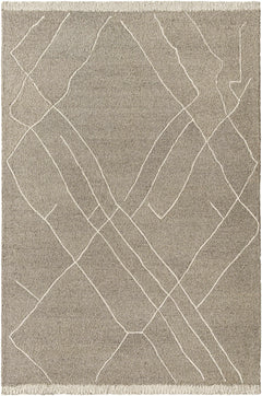 Arsenal Trout Valley Gray Wool Rug - Ornate Home
