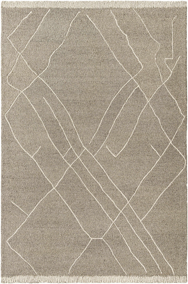 Arsenal Trout Valley Gray Wool Rug - Ornate Home