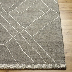 Arsenal Trout Valley Gray Wool Rug - Ornate Home