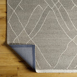 Arsenal Trout Valley Gray Wool Rug - Ornate Home
