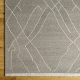 Arsenal Trout Valley Gray Wool Rug - Ornate Home