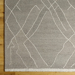 Arsenal Trout Valley Gray Wool Rug - Ornate Home