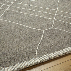 Arsenal Trout Valley Gray Wool Rug - Ornate Home