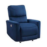 Artem Navy Power Rocker Reclining Chair - Ornate Home