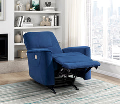 Artem Navy Power Rocker Reclining Chair - Ornate Home