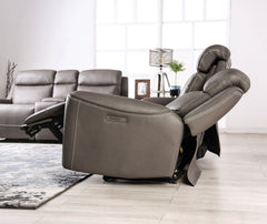 Artemia Gray Power Reclining Sofa & Loveseat - Ornate Home