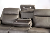 Artemia Gray Power Reclining Sofa - Ornate Home