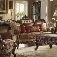 Artemis Dark Cherry Mohagany Loveseat / HD-39 - Ornate Home