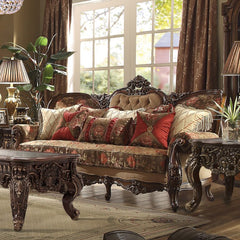 Artemis Dark Cherry Mohagany Sofa / HD-39 - Ornate Home