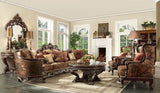 Artemis Mohagany/Silver Highlight Sectional / HD-111 - Ornate Home