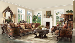 Artemis Mohagany/Silver Highlight Sectional / HD-111 - Ornate Home