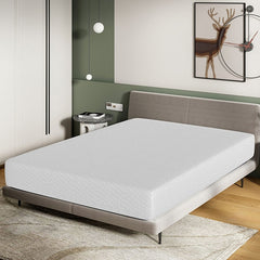 Artemisia White 10" Full Memory Foam Mattress - Ornate Home