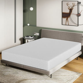 Artemisia White 10" Full Memory Foam Mattress - Ornate Home