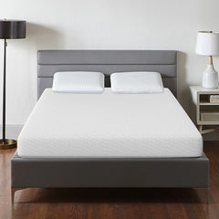 Artemisia White 10" Queen Memory Foam Mattress - Ornate Home