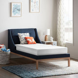 Artemisia White 6" Twin Memory Foam Mattress - Ornate Home