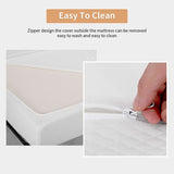 Artemisia White 8" Cal. King Memory Foam Mattress - Ornate Home