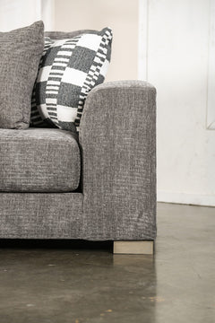 Artesia Charcoal Gray Sectional - Ornate Home