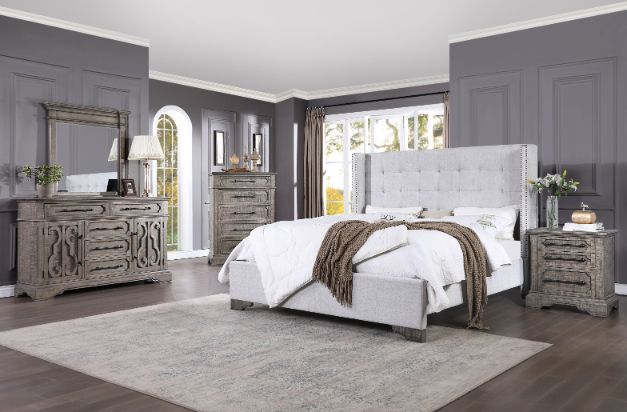 Artesia Eastern King Bed - Ornate Home