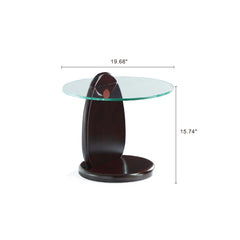 Artesia End Table in Dark Walnut - Ornate Home