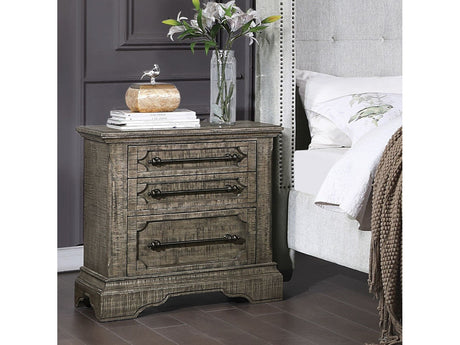 Artesia Salvaged Natural Nightstand - Ornate Home