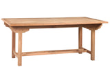 Artest Natural Outdoor Dining Table - Ornate Home