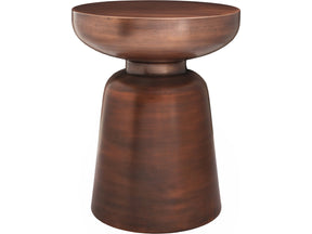 Arthur Antique Copper Accent Table - Ornate Home