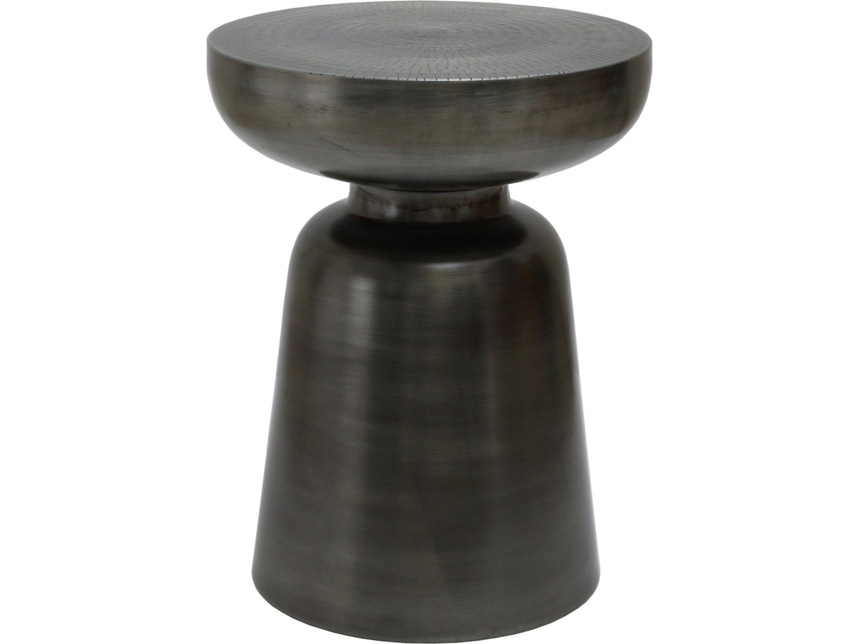 Arthur Antique Nickel Accent Table - Ornate Home