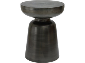 Arthur Antique Nickel Accent Table - Ornate Home