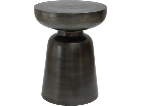 Arthur Antique Nickel Accent Table - Ornate Home