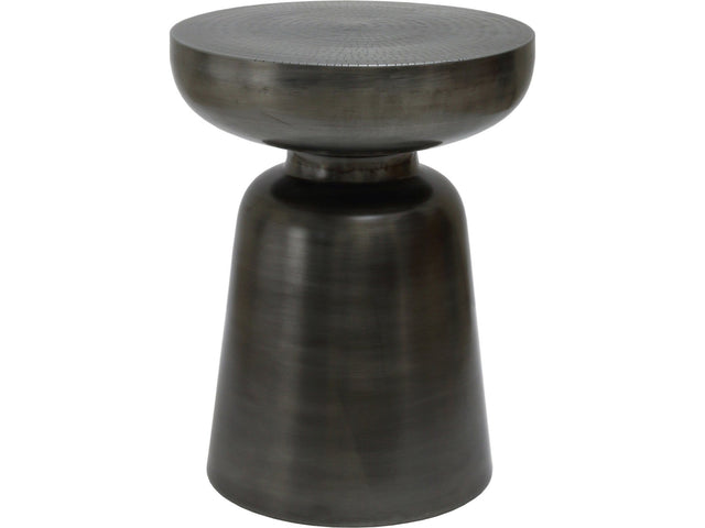 Arthur Antique Nickel Accent Table - Ornate Home