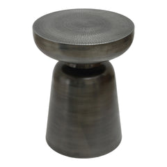 Arthur Antique Nickel Accent Table - Ornate Home