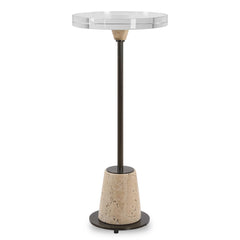 Arthur Bronze Crystal Drink Table - Ornate Home
