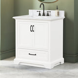 Arthur White 30" Bathroom Vanity - Ornate Home