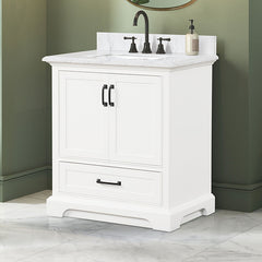 Arthur White 30" Bathroom Vanity - Ornate Home
