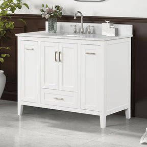 Arthur White 43" Vanity with Top/ Sink - Ornate Home