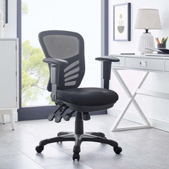 Articulate Black Mesh Office Chair - Ornate Home