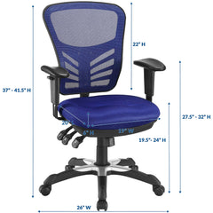 Articulate Blue Mesh Office Chair - Ornate Home